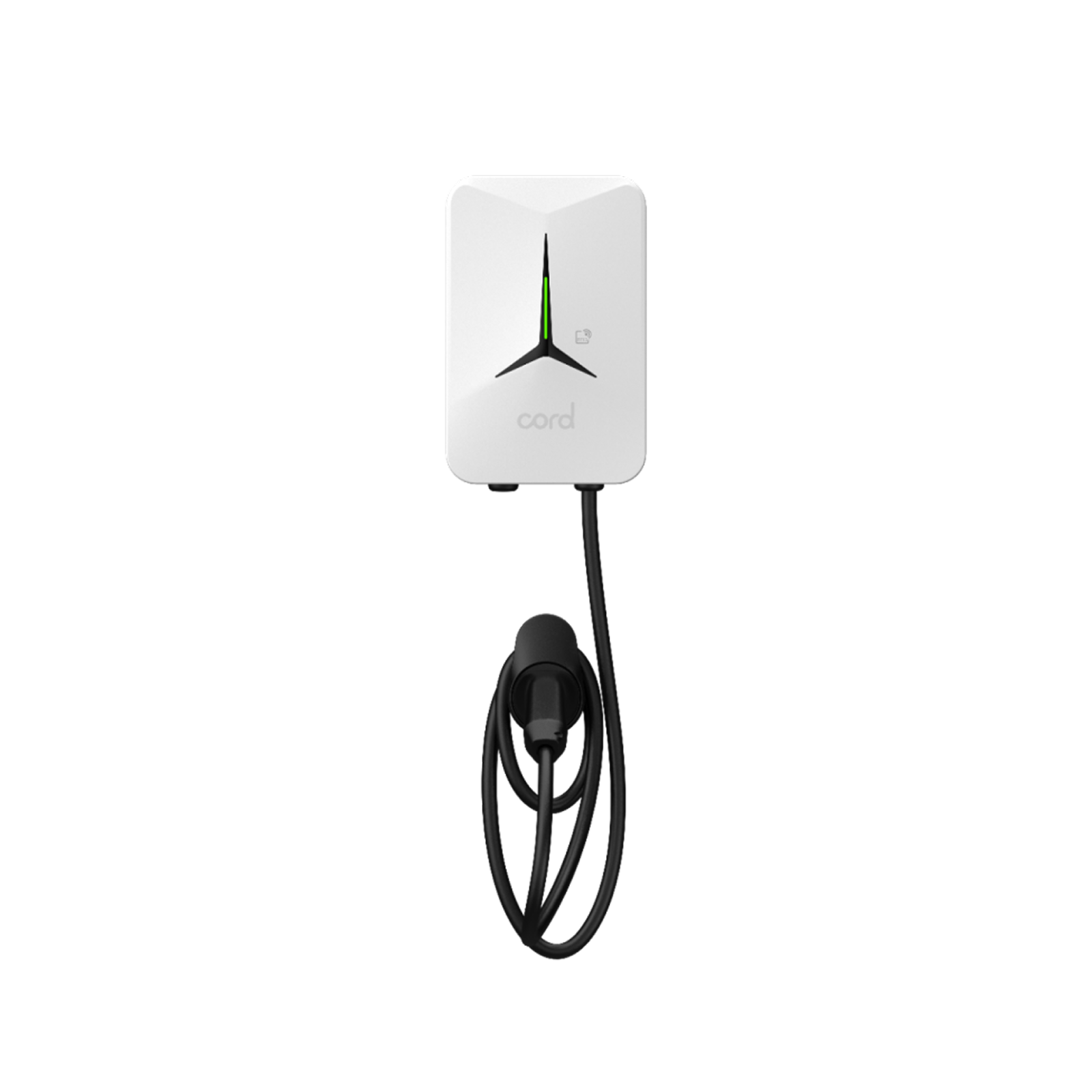 Cord Zero White – 7.4kW EV Charger – Tethered – 5m or 8m Cable