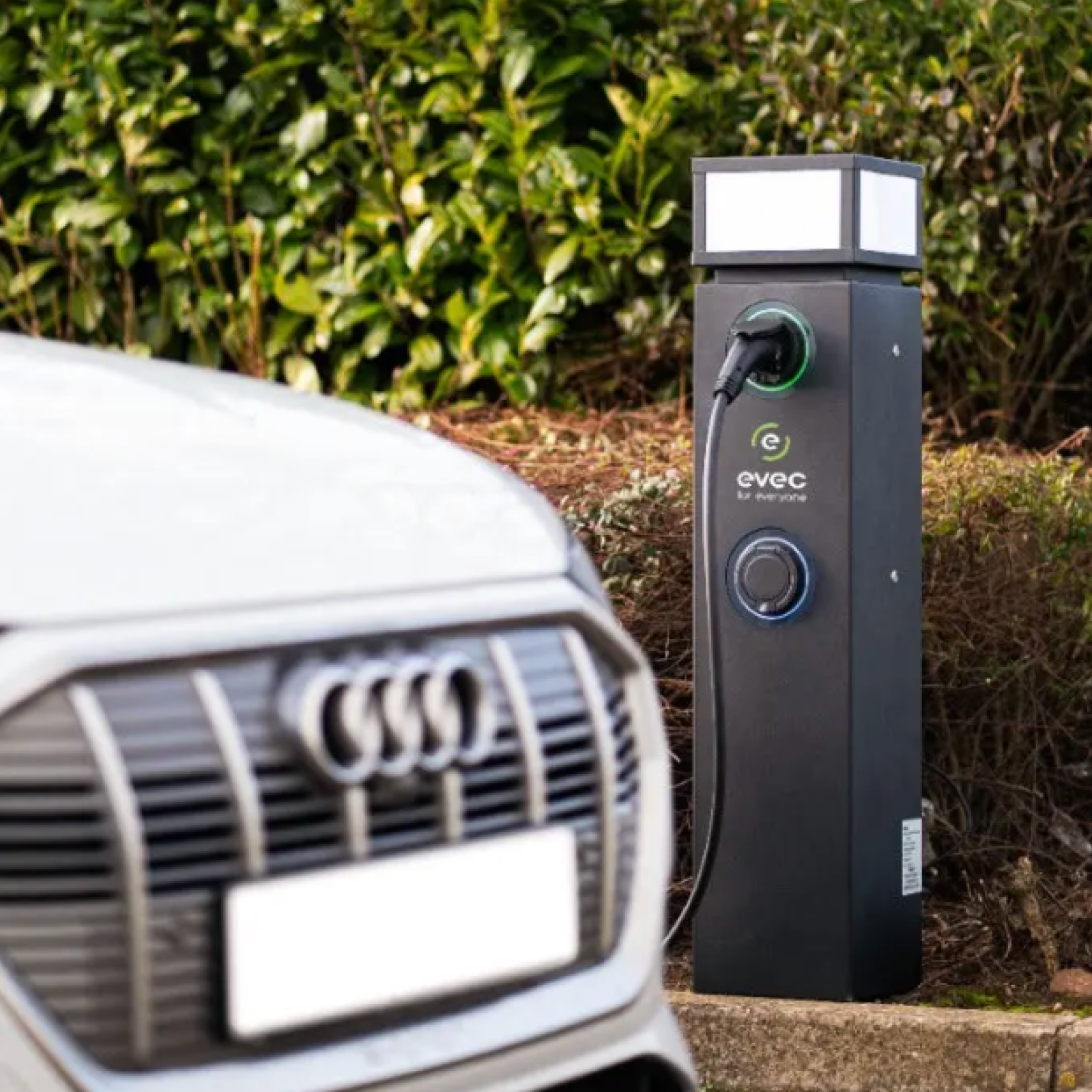 Evec EDP02 – 22kW Pedestal EV Charger - Dual Socket