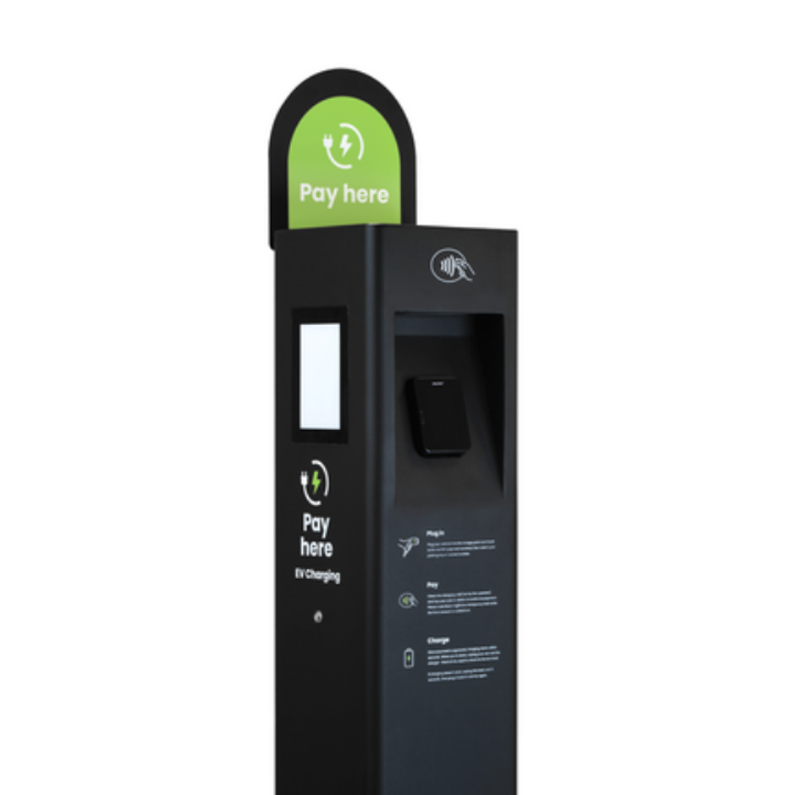 Evec PAY−TWR – Pillar Payment Terminal with Light Sensing Controller and PAYTER