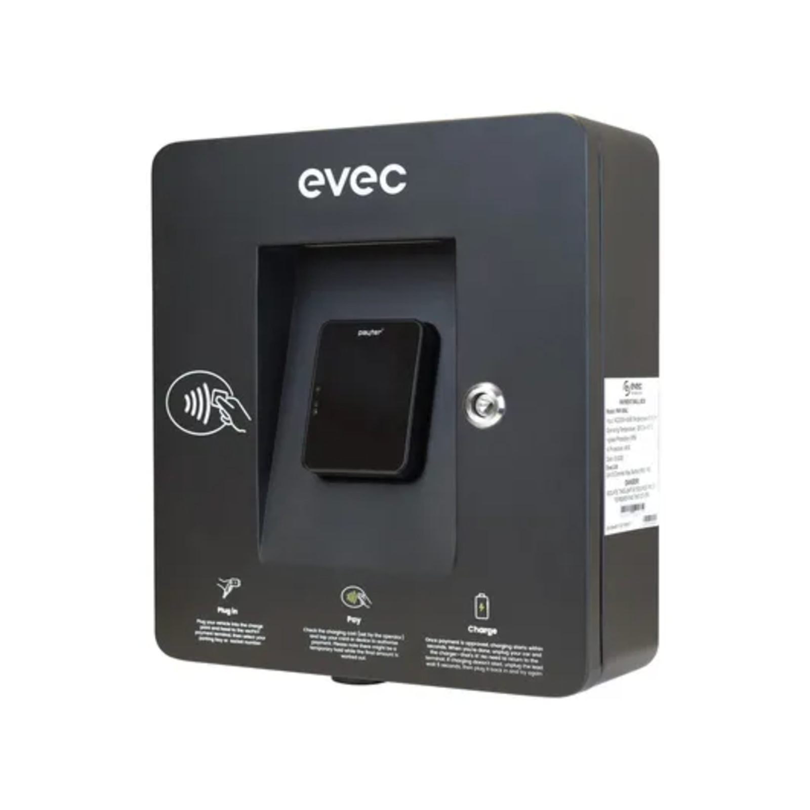 Evec PAY-WALL – Payment Wall Box with Light Sensing Controller and PAYTER