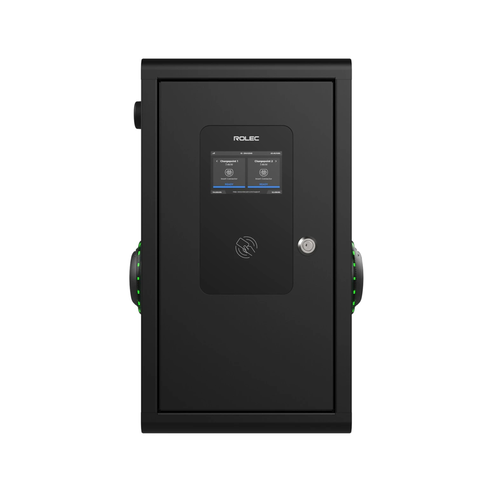Rolec ROLEC2123B Securicharge – Dual Socket 22KW EV Charger – LCD Screen