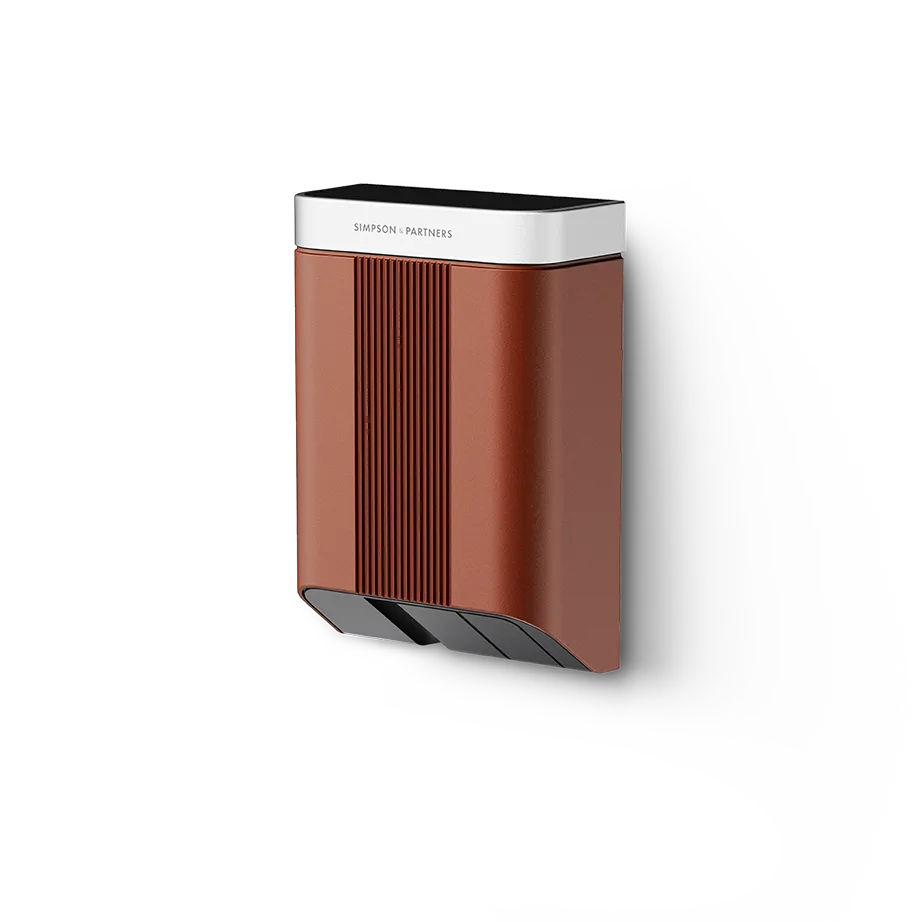 Simpson & Partners Home Series V3 Plus – Brick body, Silver Metal lid