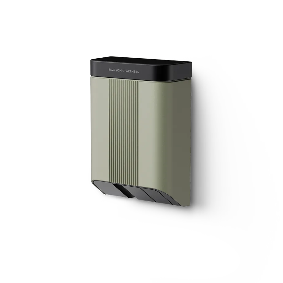 Simpson & Partners Home Series V3 Plus – Cotswolds Green body, Black Metal lid