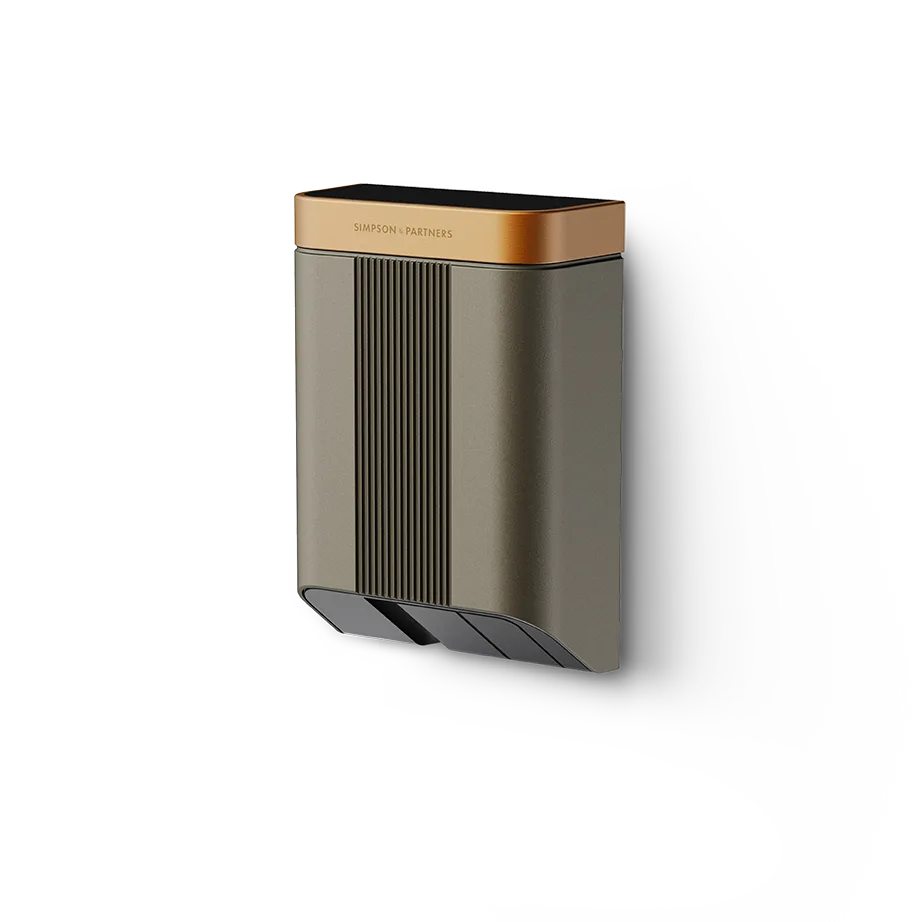 Simpson & Partners Home Series V3 Plus – Dark Champagne body, Dark Copper Metal lid