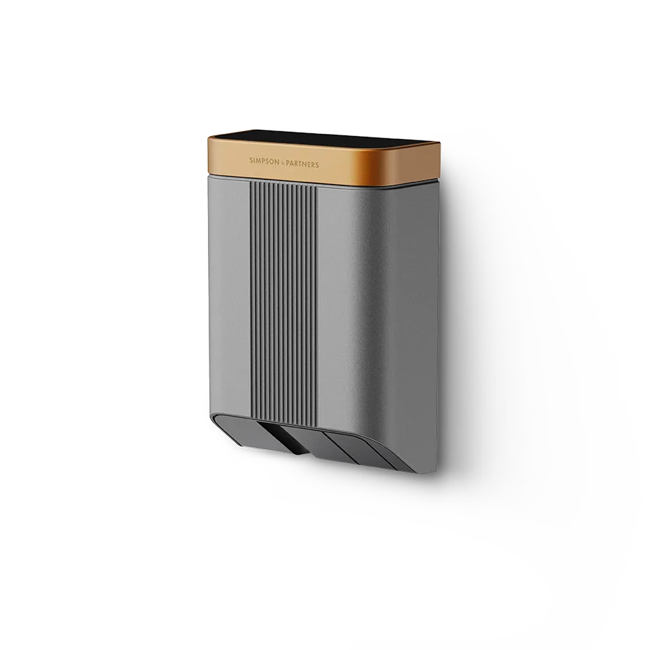 Simpson & Partners Home Series V3 Plus – Light Grey body, Dark Copper Metal lid