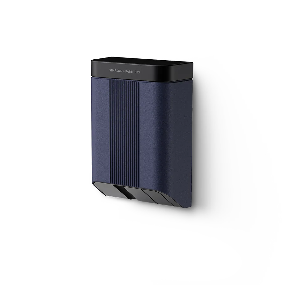 Simpson & Partners Home Series V3 Plus – Neptune Blue body, Black Metal lid