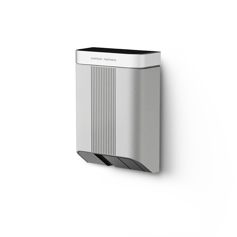 Simpson & Partners Home Series V3 Plus – Silver body, Silver Metal lid