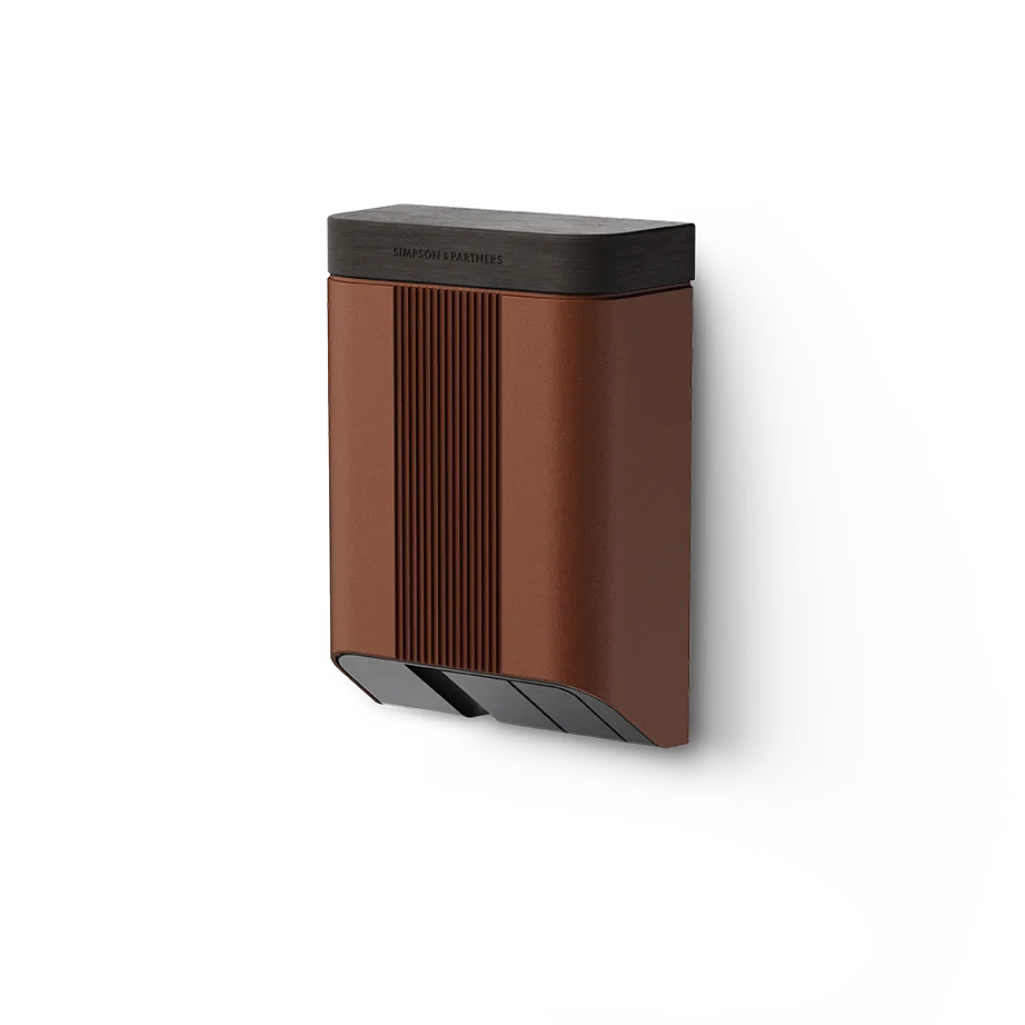 Simpson & Partners Home Series V3 Plus – Universal Brown body, Charcoal Wood lid