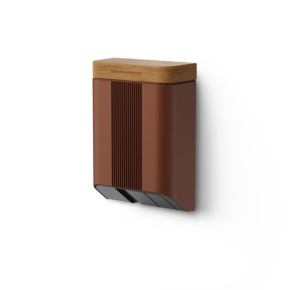 Simpson & Partners Home Series V3 Plus – Universal Brown body, Mid Oak Wood lid