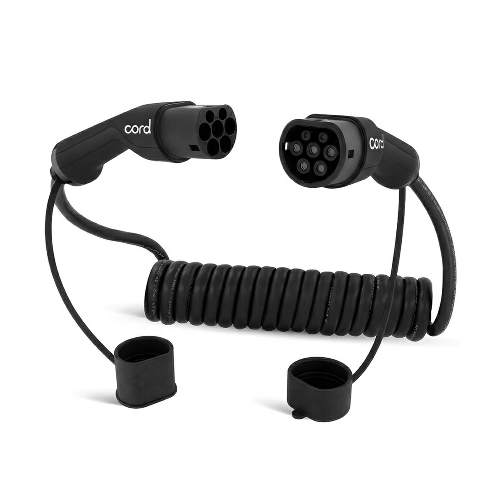 Cord – Coiled EV Charging Cable 22kW – 380V 32A – 4 Lengths Available