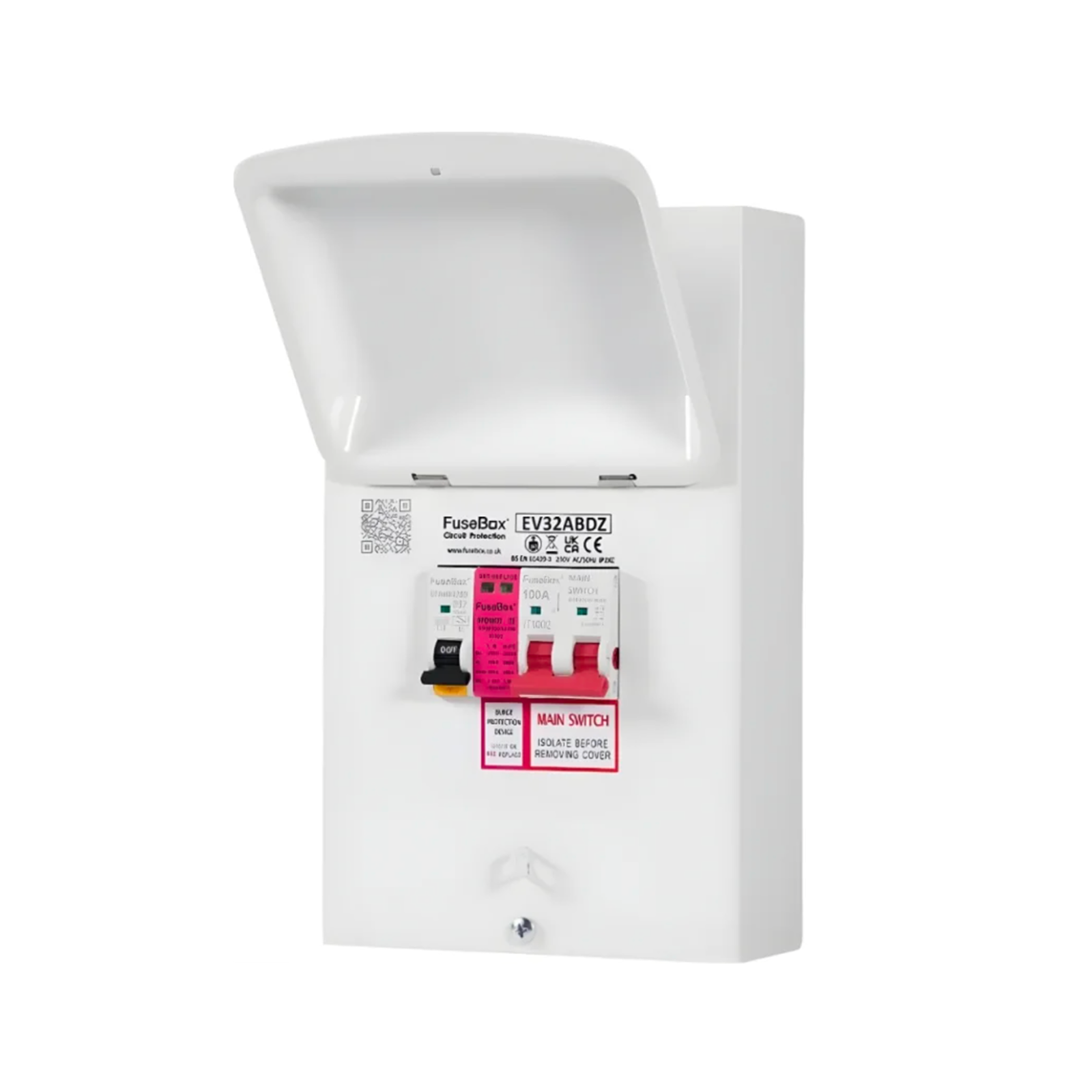 FuseBox EV32ABDZ Consumer Unit SPD – 32A – Bi-Directional RCBO