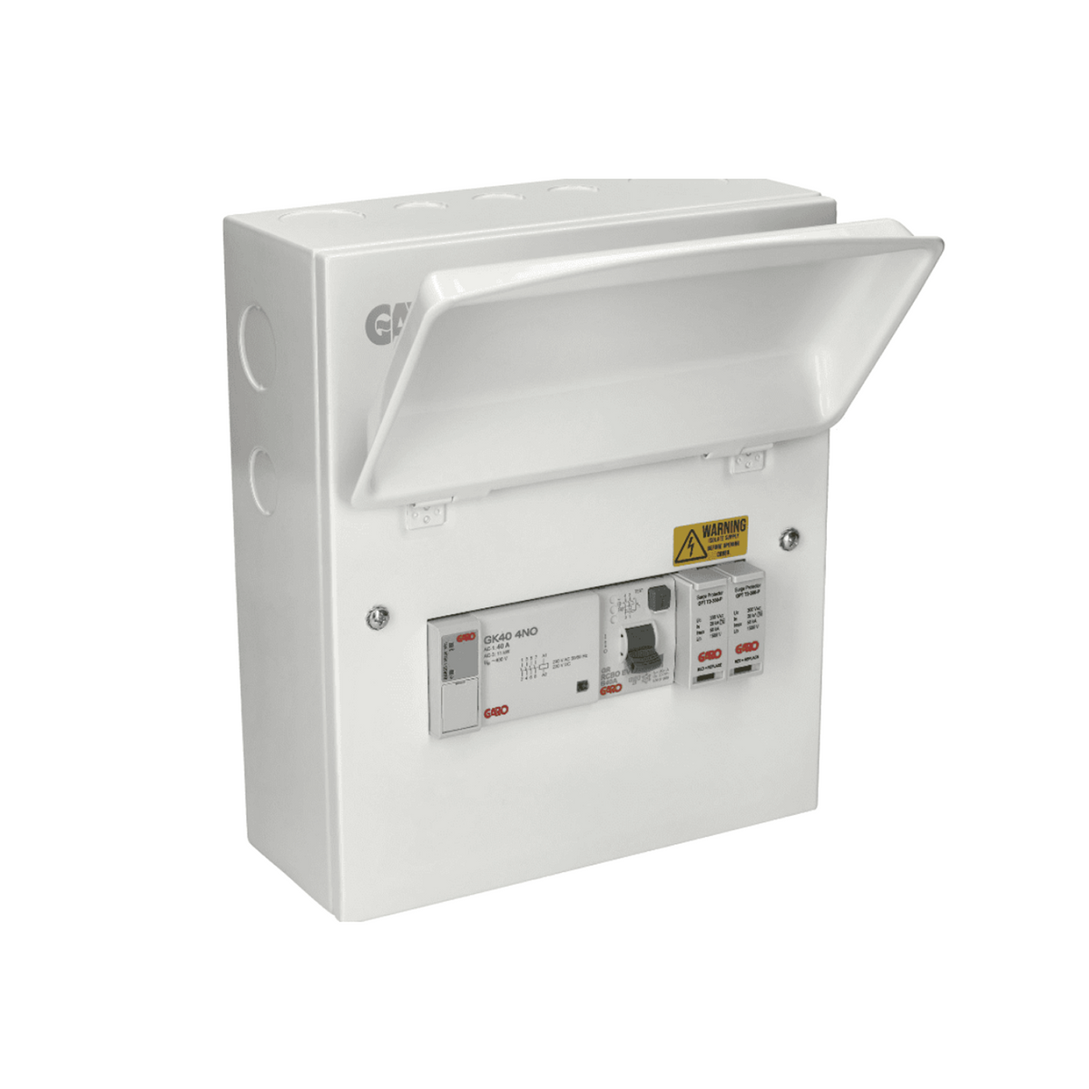 GARO GS8EV40PME EV Consumer Unit – 40A Type A RCBO – PME & SPD – 8 Way IP40