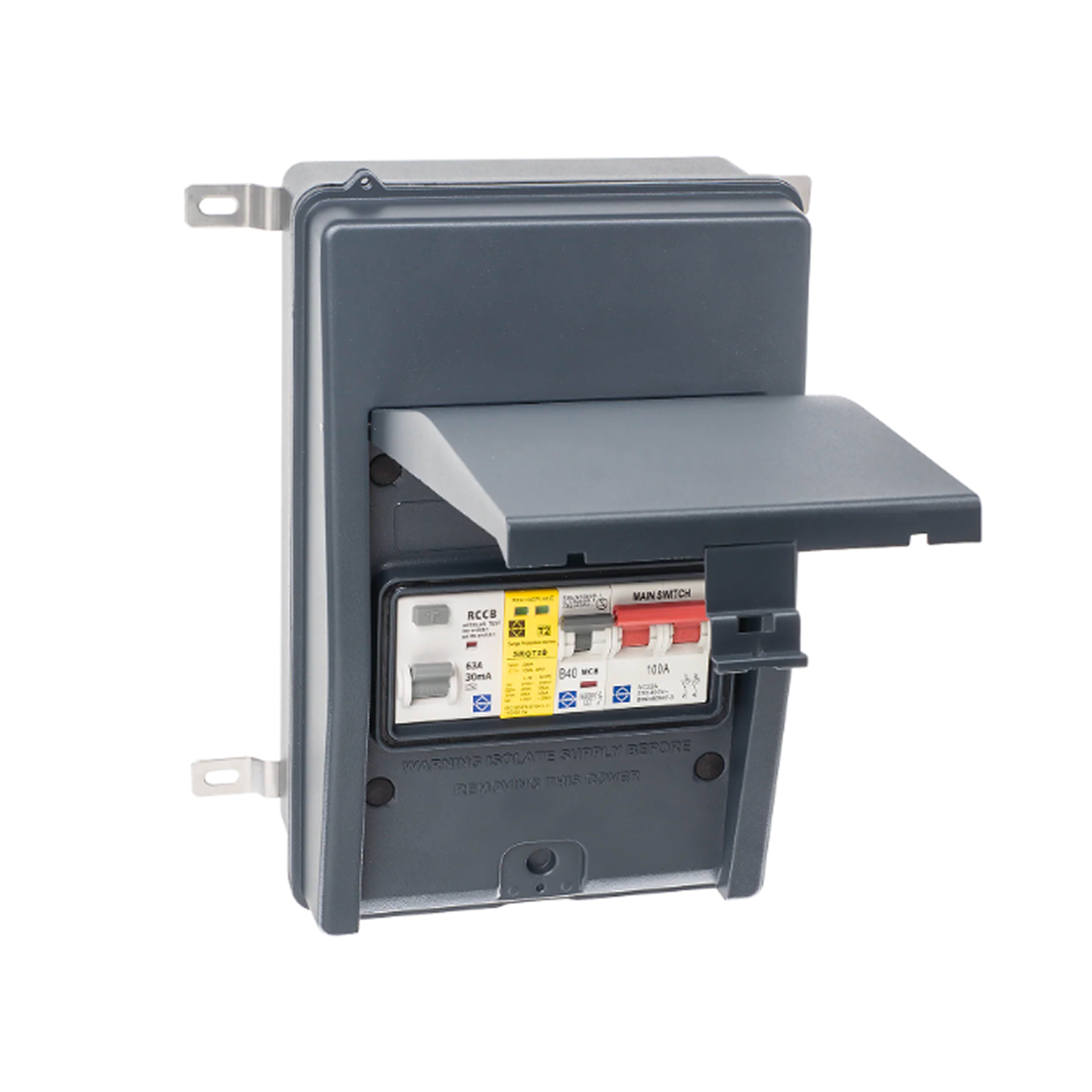 Lewden PRO65-REV40AS EV Consumer Unit – 40A – TYPE A RCCB – Surge Protection
