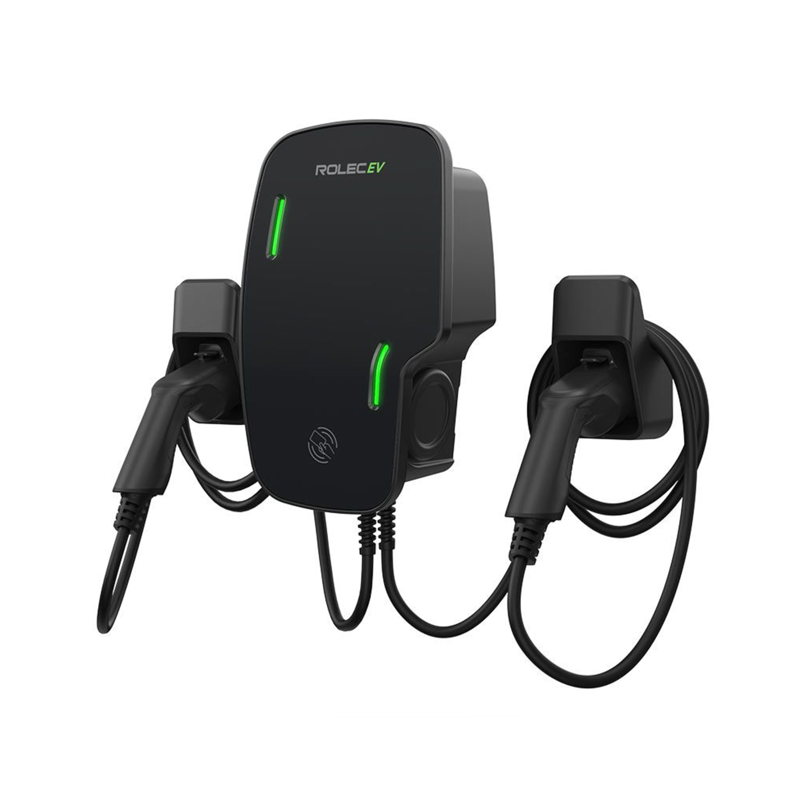 Rolec Zura – Dual Socket 7.4kW EV Charger – Tethered – 5m or 10m Cable