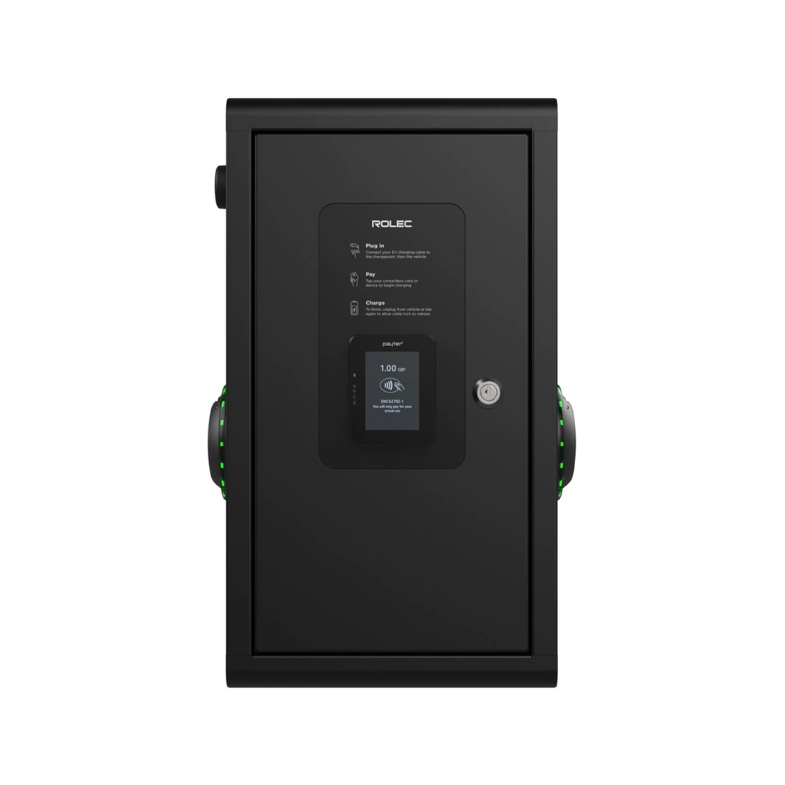 Rolec ROLEC1123B Securicharge – Dual Socket 22KW EV Charger – Contactl
