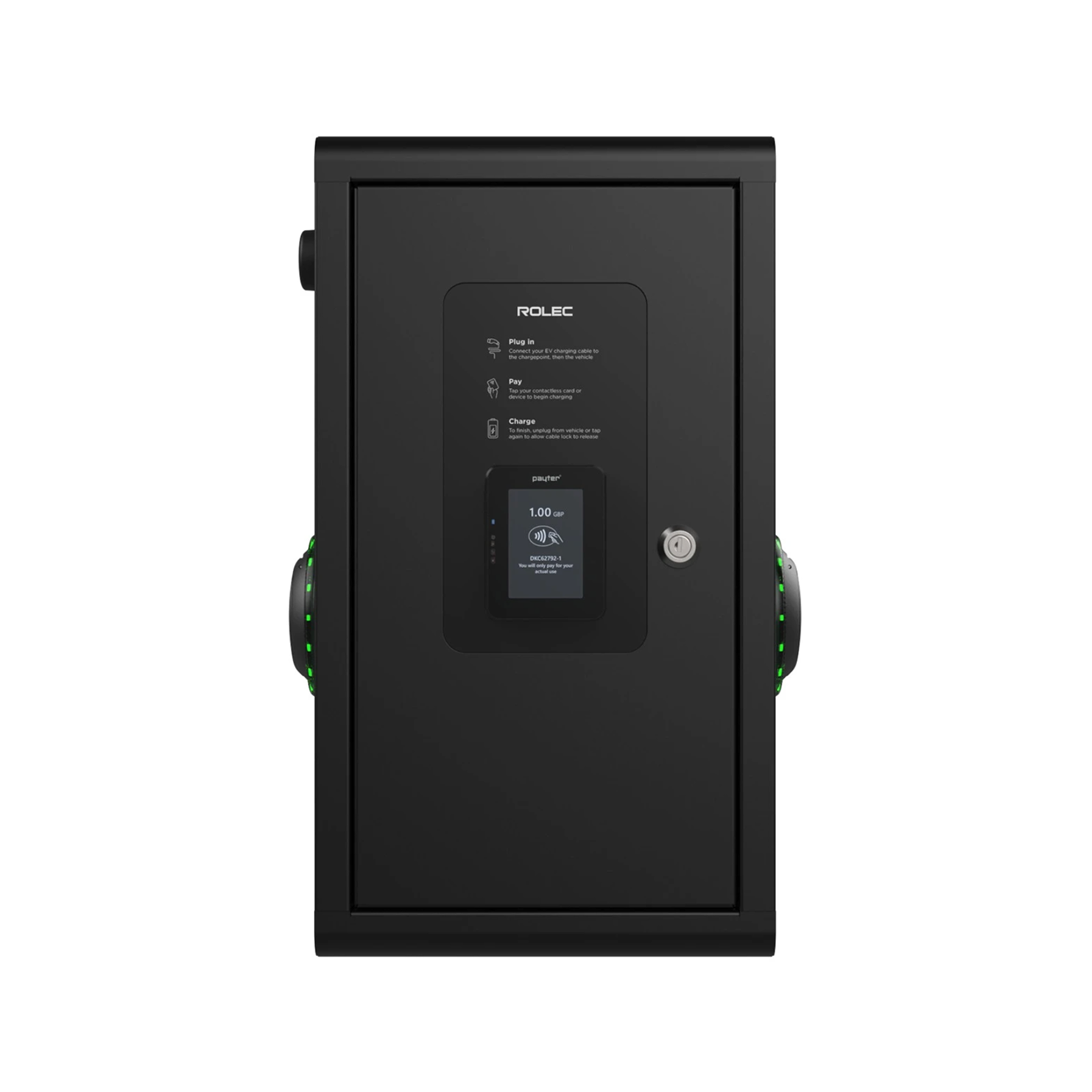 Rolec ROLEC1123B Securicharge – Dual Socket 22KW EV Charger – Contactless Payment Terminal