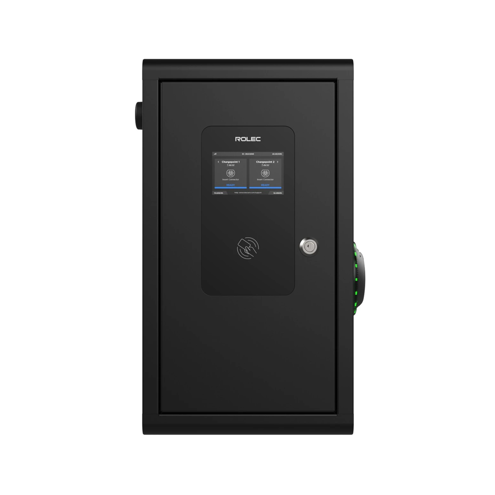 Rolec ROLEC2111B Securicharge – Single Socket 7.4KW EV Charger – LCD Screen