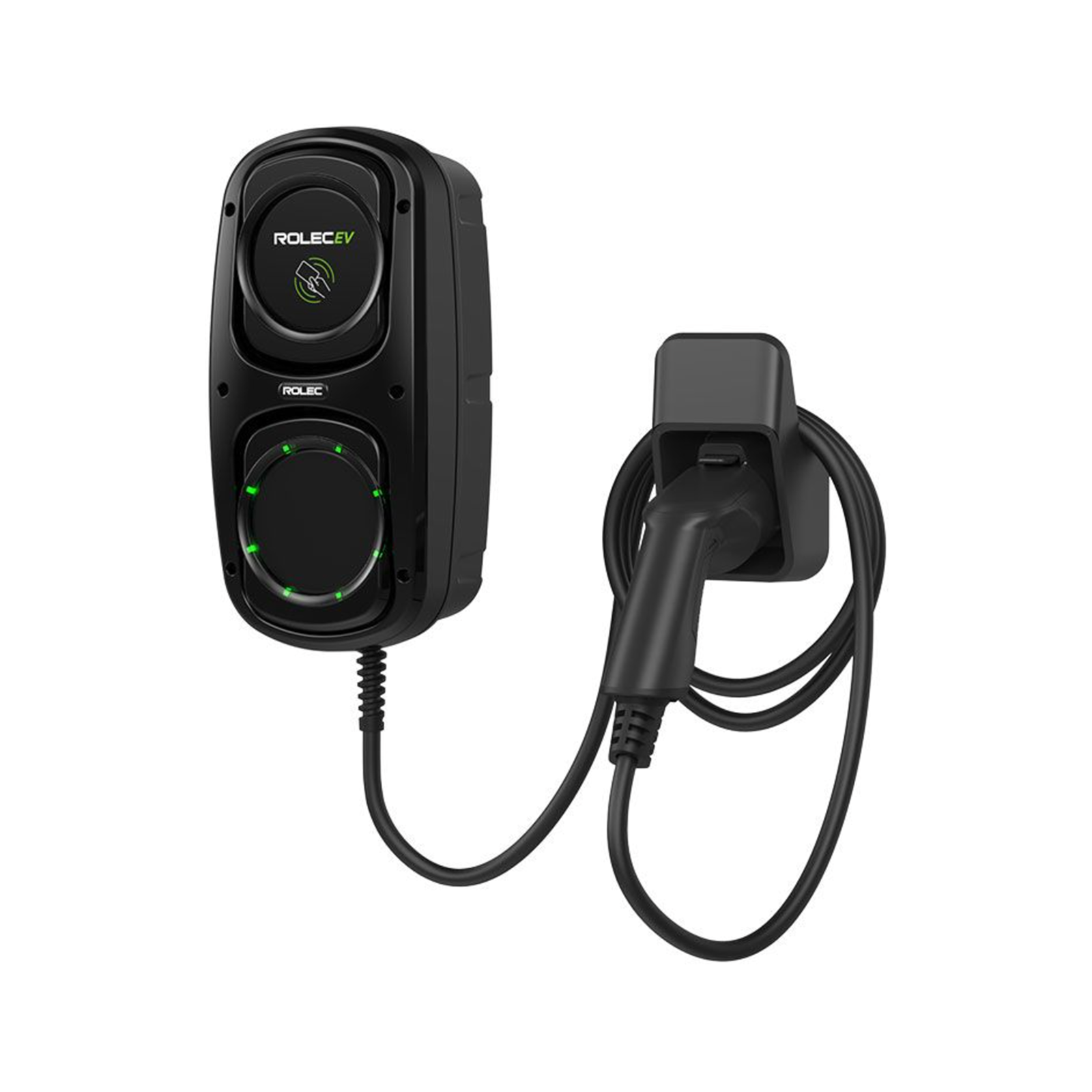 Rolec WallPod – 7.4kW EV Charger – Tethered – 5m or 10m Cable – 3 Colours Available