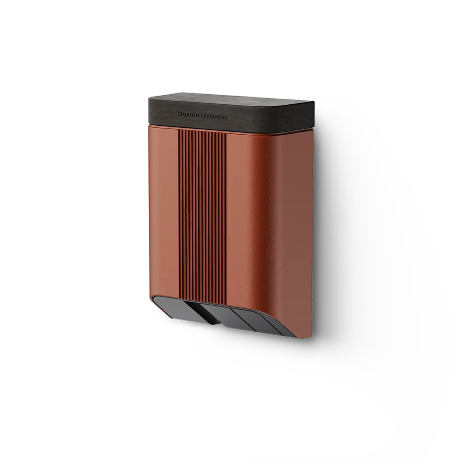 Simpson & Partners Home Series V3 Plus – Brick body, Charcoal Wood lid