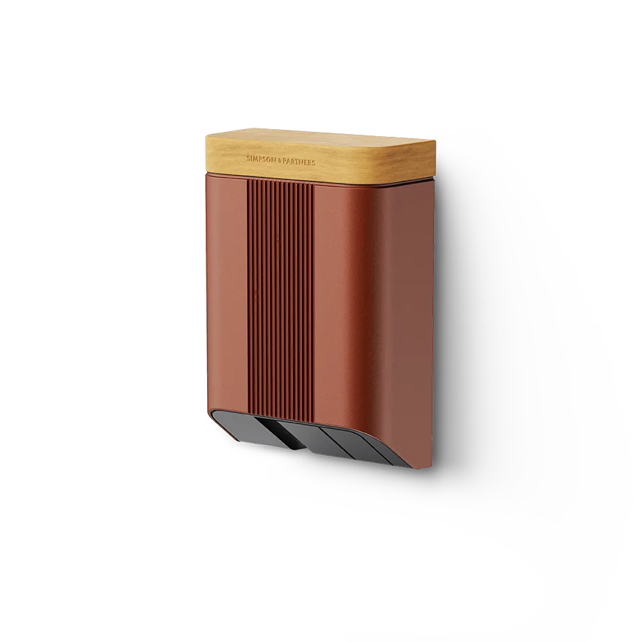 Simpson & Partners Home Series V3 Plus – Brick body, Light Oak Wood lid