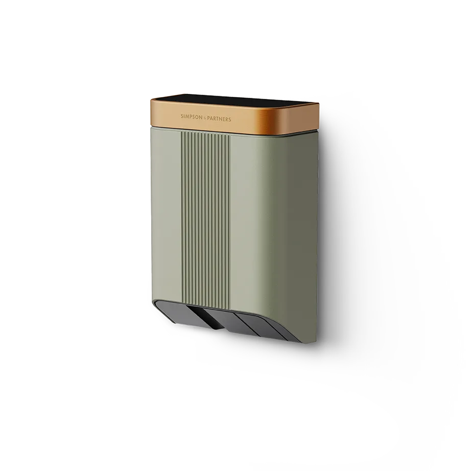 Simpson & Partners Home Series V3 Plus – Cotswolds Green body, Dark Copper Metal lid