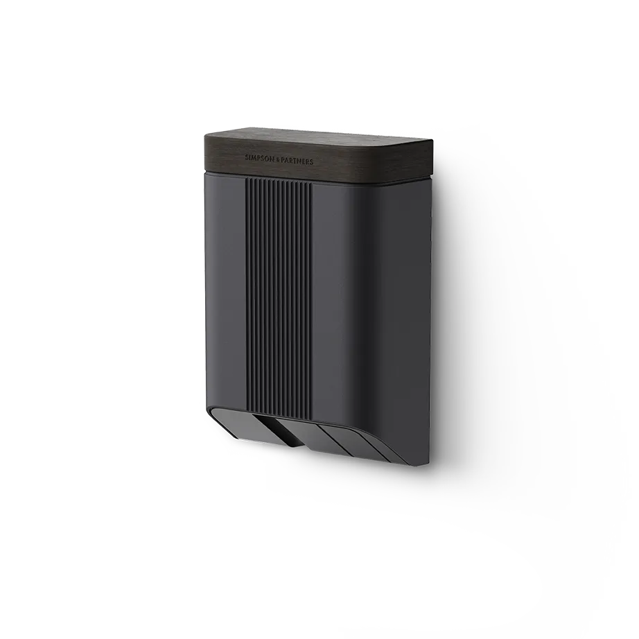 Simpson & Partners Home Series V3 Plus – Dark Grey body, Charcoal Wood lid
