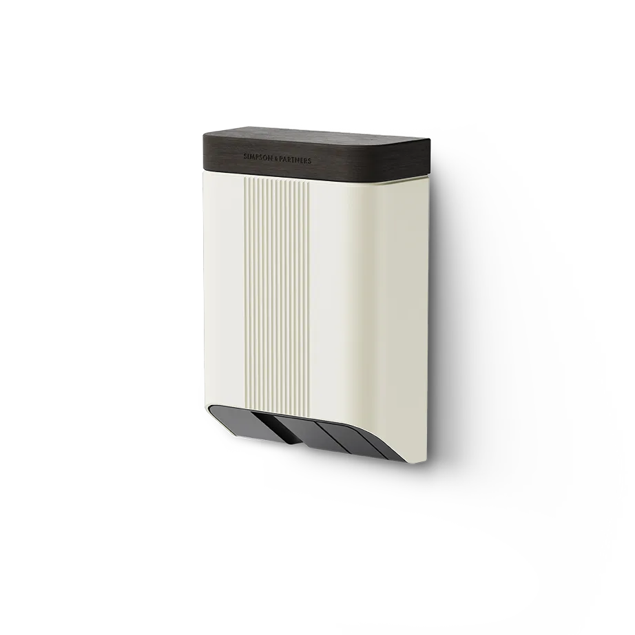 Simpson & Partners Home Series V3 Plus – Lightest Cream body, Charcoal Wood lid