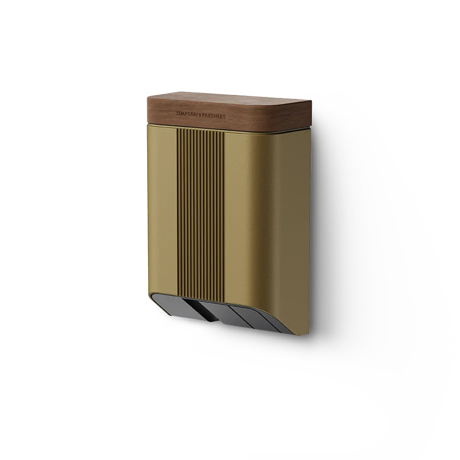 Simpson & Partners Home Series V3 Plus – Medium Bronze body, Walnut Wood lid