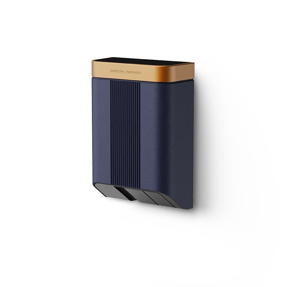 Simpson & Partners Home Series V3 Plus – Neptune Blue body, Dark Copper Metal lid