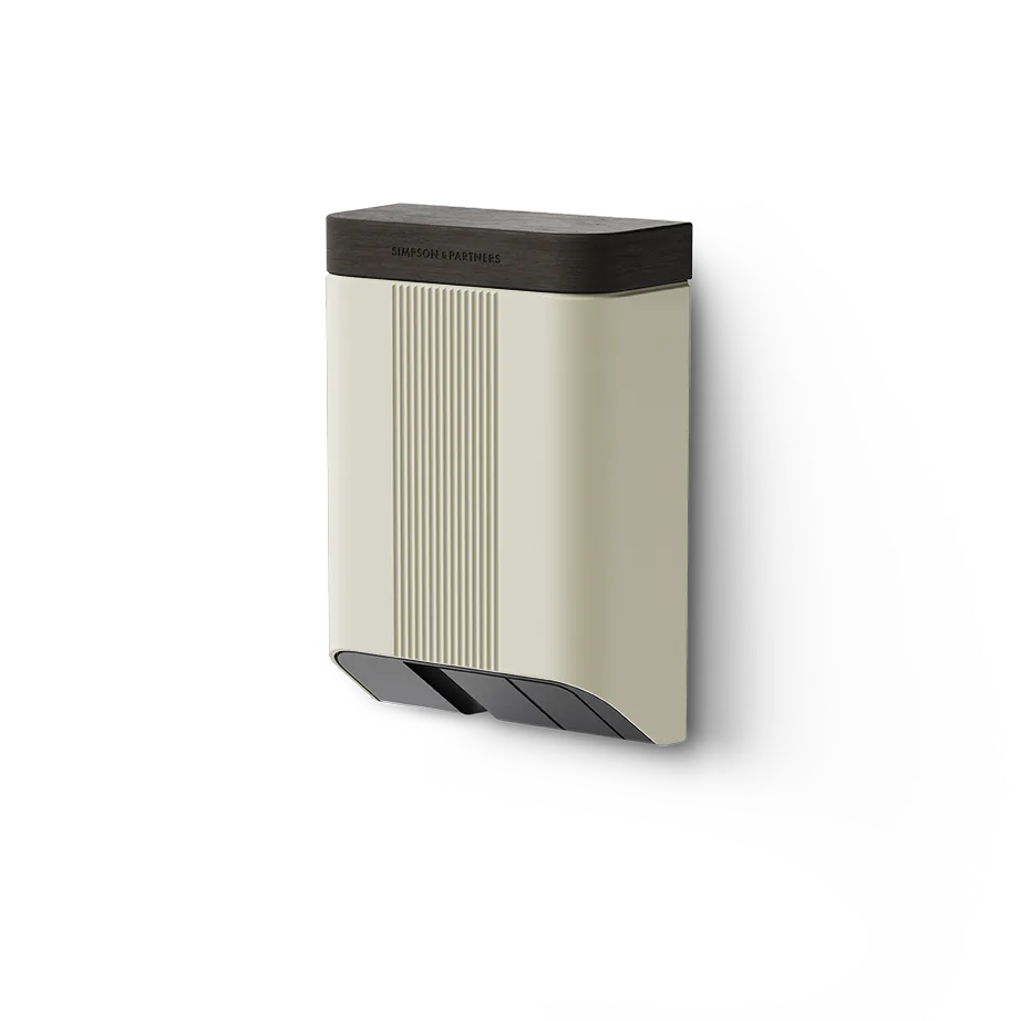 Simpson & Partners Home Series V3 Plus – Neutral body, Charcoal Wood lid