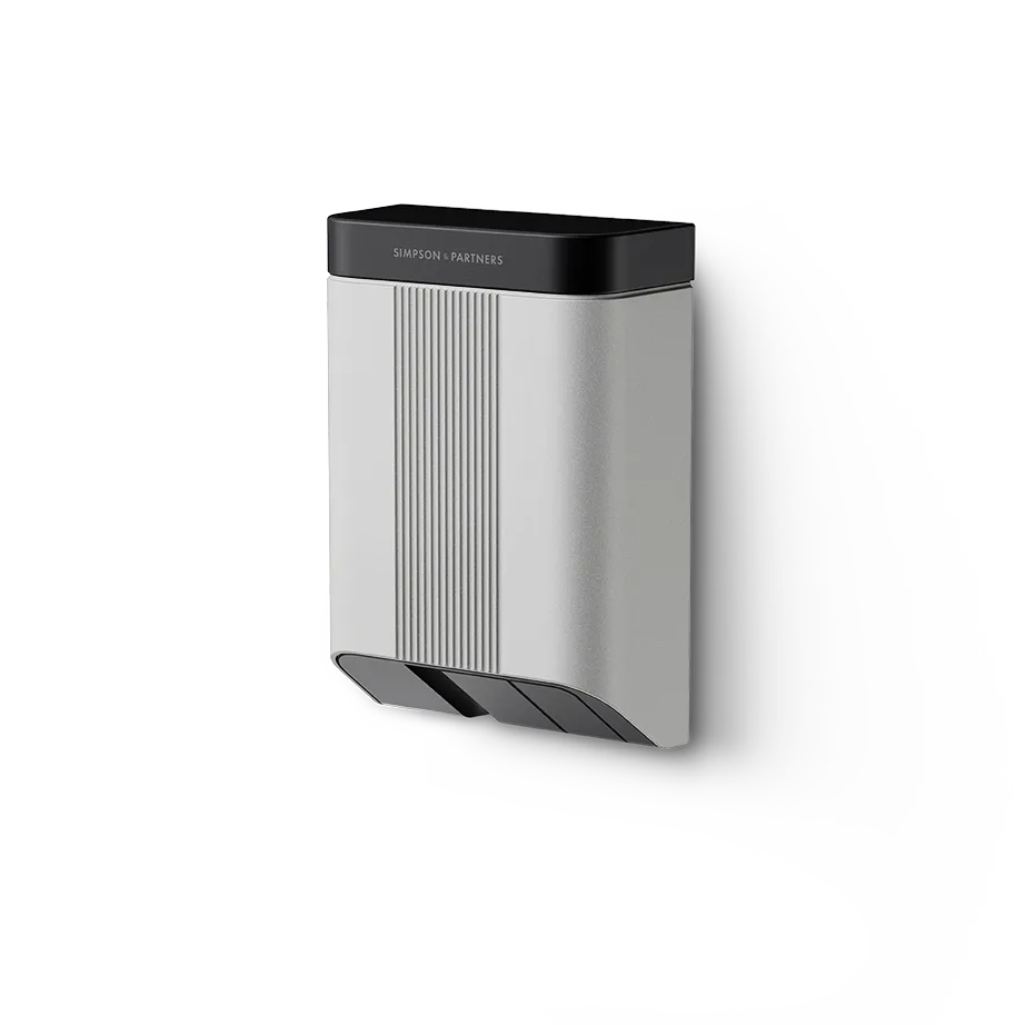 Simpson & Partners Home Series V3 Plus – Silver body, Black Metal lid