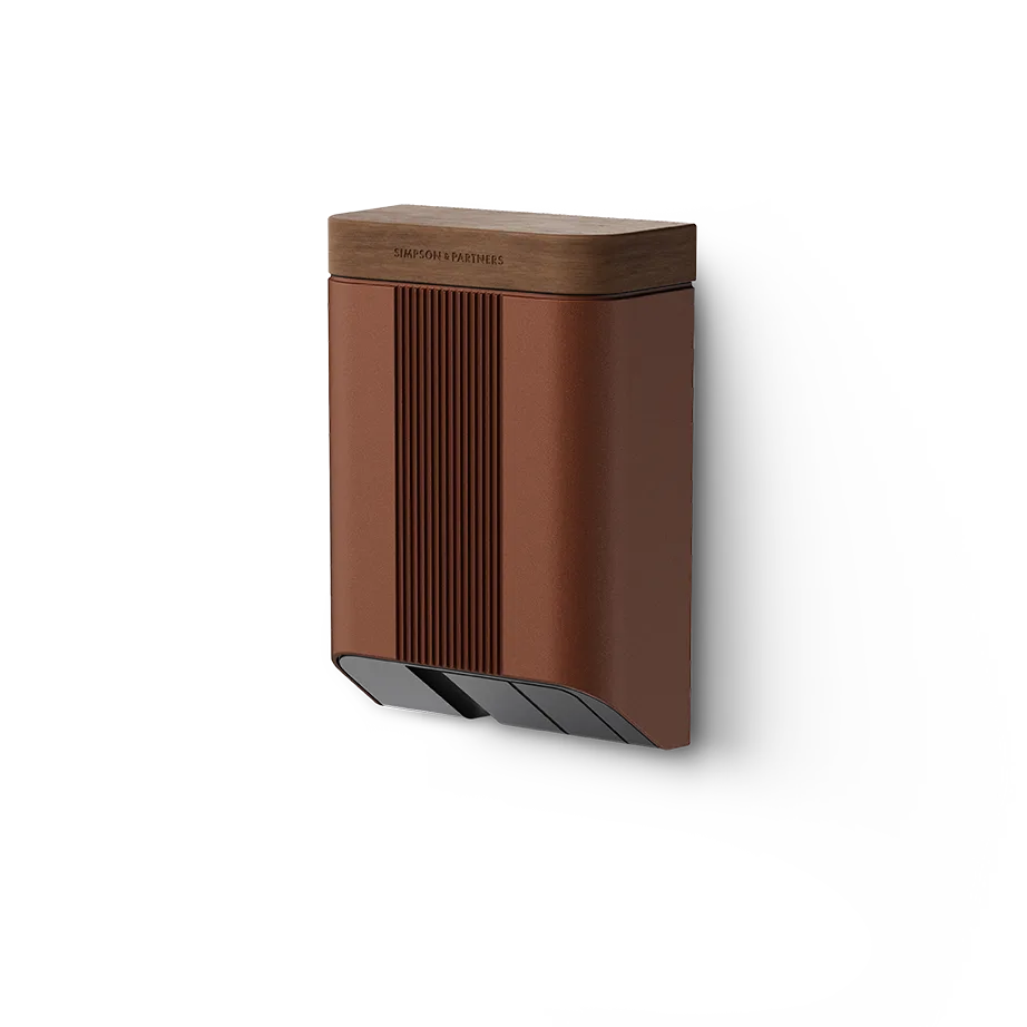 Simpson & Partners Home Series V3 Plus – Universal Brown body, Walnut Wood lid